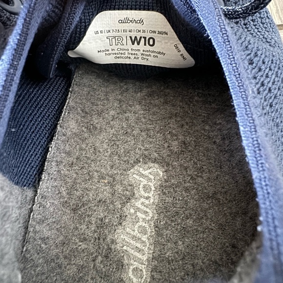 Allbirds Women's Tree Runners size 10 - Picture 6 of 9